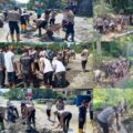 Polres Aceh Tengah dan Brimob Polda Aceh Pulihkan Fasilitas Umum, Pipa Air, dan Aliran Sungai di Dua Kecamatan
