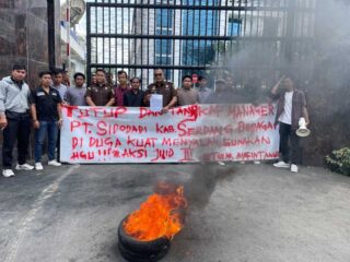 Aksi Jilid III: BAMPERSU Desak Kejatisu Usut Dugaan Alih Fungsi Lahan Ilegal PT Sidojadi di Sergai