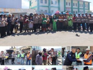 Polres Aceh Tengah Berbagi Jelang Lebaran, Sasar Juru Parkir dan Petugas Kebersihan