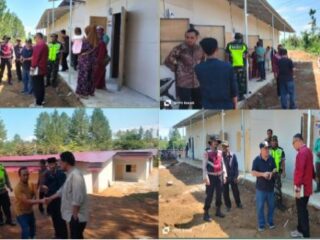 Forkopimcam Pintu Rime Gayo Tinjau Masyarakat di Hunian Sementara(Huntara), 77 KK Menunggu hunian tetap(Huntap)