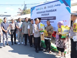 Polres Aceh Tengah Gelar Gerakan Pangan Murah, Bantu Stabilkan Harga Bahan Pokok