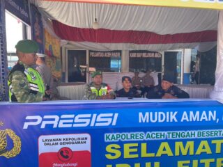 Hari Pertama Pos PAM dan Pos Yan Ops Ketupat Seulawah 2026, Polres Aceh Tengah Pastikan Kesiapan Pengamanan Idul Fitri