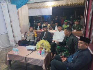 Kapolres Bener Meriah Bersama Forkopimda Ikuti Zoom Meeting Pemantauan Malam Takbiran