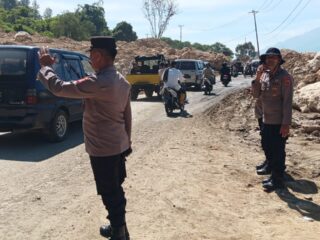 Hari Ketiga Lebaran, Polisi Intensif Jaga Jalur Nasional dan Destinasi Wisata di Aceh Tengah