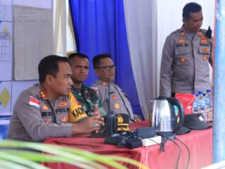 Kapolres Bener Meriah Tinjau Pos Pengamanan, Pastikan Arus Mudik Lebaran Tetap Aman dan Lancar