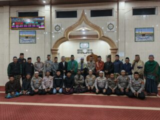 Lewat Subuh Berjamaah di Fajar Harapan, Polres Bener Meriah Ajak Warga Jaga Keamanan Bersama