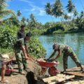 Pembangunan Jembatan Gantung Sungai Idanoho : Capai Kemajuan 30,5 Persen di Nias Selatan