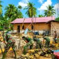 Dari Bangunan Lapuk Menjadi Perlindungan : Karya Bakti TNI AD Wujudkan Hak Tempat Tinggal Layak