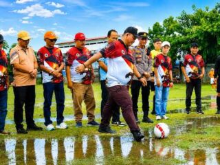 Demi Bibit Berbakat, Wali Kota Buka Turnamen Sepak Bola dan Tekankan Sportivitas Pemain