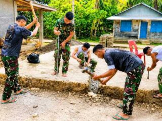 Saat Pengabdian Menjadi Rumah : Dari Tempat Rapuh Menjadi Layak, Satgas TNI AD Wujudkan Harapan Warga