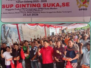 Menjemput Aspirasi Masyarakat Dari Gang Ke Gang, Jusup Ginting Tampung Harapan Warga Medan Tuntungan