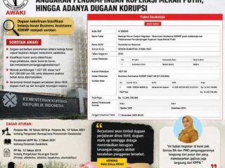 AWAKI Soroti Dugaan Kekeliruan Anggaran Pendampingan Koperasi Merah Putih, Hingga Adanya Dugaan Korupsi