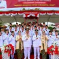 Wali Kota Sowa’a Laoli Pimpin Upacara Penurunan Bendera HUT ke-81 RI di Gunungsitoli
