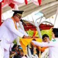 Wali Kota Pimpin Upacara HUT ke-81 RI di Gunungsitoli, Paskibraka Sukses Kibarkan Sang Merah Putih