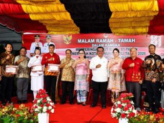 Apresiasi Paskibraka, Wali Kota Gunungsitoli Dorong Semangat Gotong Royong dalam Pembangunan