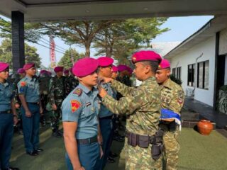 Yonif 2 Marinir Kukuhkan Tradisi, Sambut Prajurit Muda dan Kenaikan Pangkat