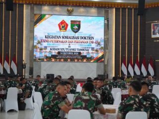 Sosialisasi Juknis TNI AD, Kodam XIX/Tuanku Tambusai Siapkan Yonif TP Dukung Ketahanan Pangan Nasional