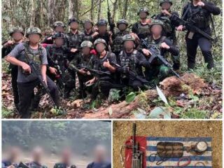 Satgas Gabungan TNI Temukan Senjata K3 Daewoo di Maybrat