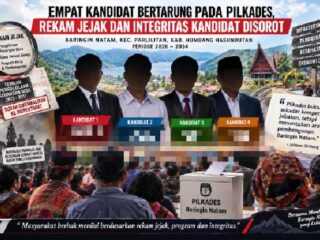Empat Kandidat Bertarung pada Pilkades, Rekam Jejak dan Integritas Kandidat Disorot
